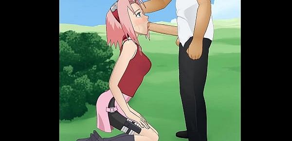  Naruto - Sakura Haruno  Super Deepthroat